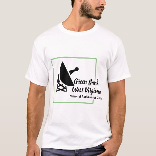 Green Bank West Virginia T-shirt (Voorkant)