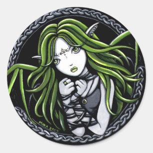"Green Bat" 3-ronde stickers