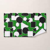 Green Bauhaus Collage Bad Handdoek (Handdoek)