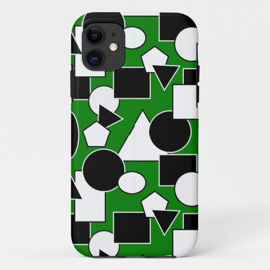 Green Bauhaus Collage Case-Mate iPhone Case (Achterkant)