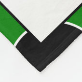 Green Bauhaus Collage Fleece Deken (Hoek)