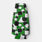 Green Bauhaus Collage Flesjeskoeler (Voorkant)