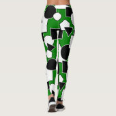 Green Bauhaus Collage Leggings (Achterkant)