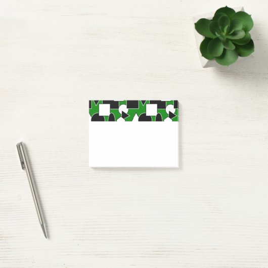 Green Bauhaus Collage Post-it® Notes (Kantoor)
