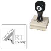 Green Bay Art Kolonie Rubber Stempel (Gestempeld)