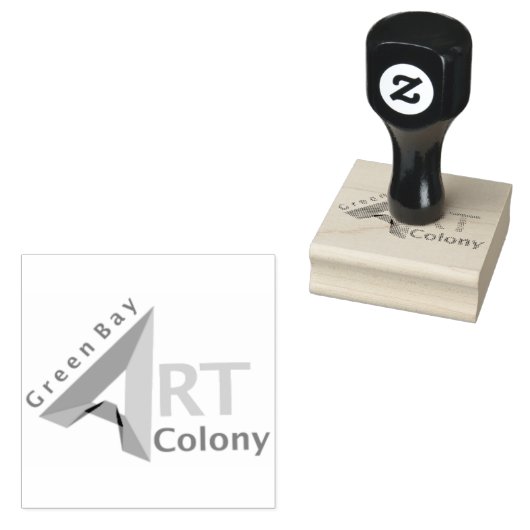 Green Bay Art Kolonie Rubber Stempel (Gestempeld)