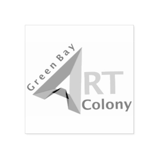 Green Bay Art Kolonie Rubber Stempel (Afrduk)