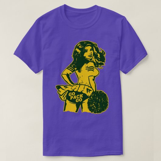 Green Bay cheerleader T-shirt (Design voorkant)