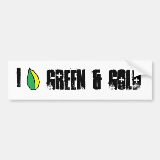 Green Bay Packer Bumpersticker (Voorkant)