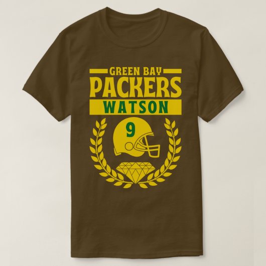 Green Bay Packers Watson 9 Amerikaans T-shirt (Design voorkant)