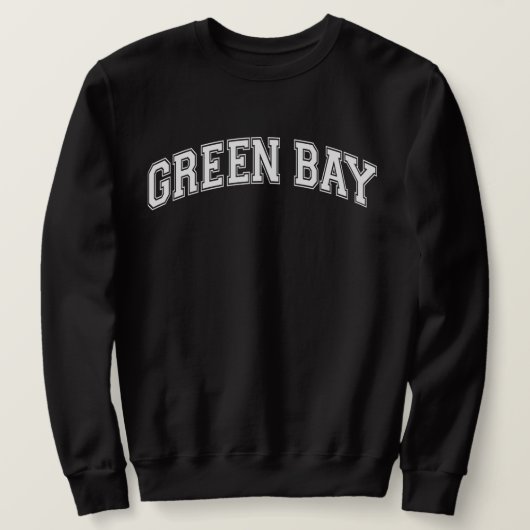 Green Bay University-stijl Amerika College Trui (Design voorkant)