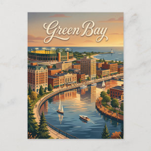 Green Bay, Wisconsin Briefkaart