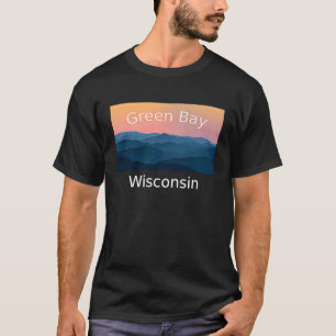 Green Bay Wisconsin Mountain T-shirt