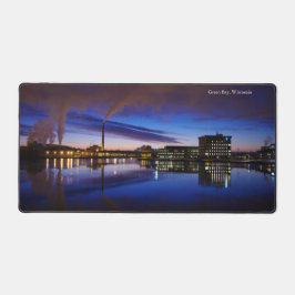 Green Bay, Wisconsin nachtscène bureaumat