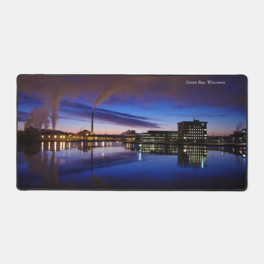 Green Bay, Wisconsin nachtscène bureaumat (Voorkant)