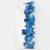 Green Bay Wisconsin Skyline Blue Spandoek (Verticaal)