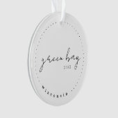 Green Bay, Wisconsin WI Travel Verenigde Staten Ornament (voorkant)