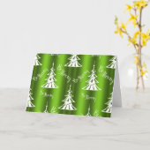 Green Be Merry kerst Kaart (Gele Bloem)