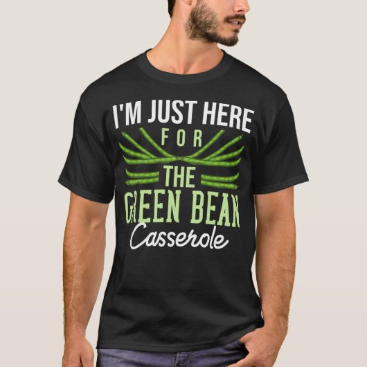 Green Bean Casserole Gift String Bean T-shirt (Voorkant)