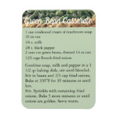 Green Bean Casserole Recipe Magnet refridgerator Magneet (Verticaal)
