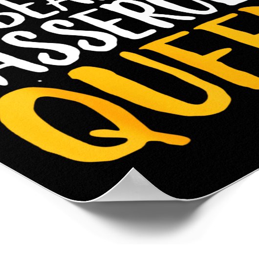 Green Bean Cerole Queen Kitchen Funny Thanksgiving Poster (Hoek)