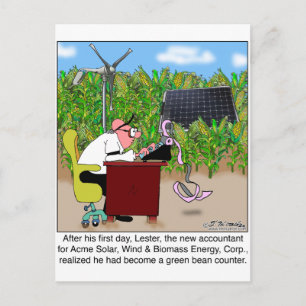 Green Bean Counter Briefkaart