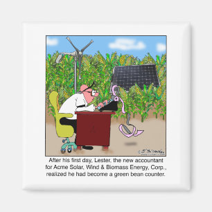 Green Bean Counter Magneet