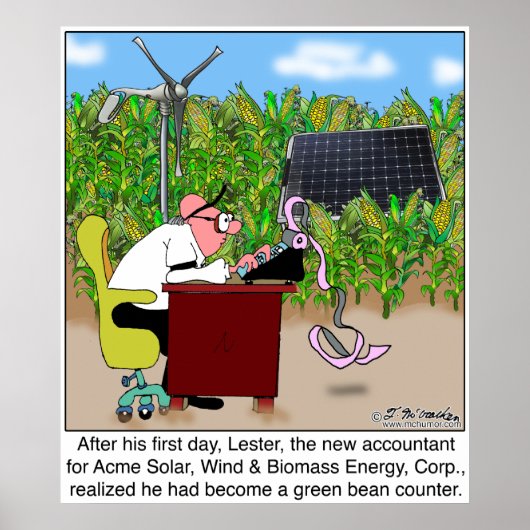 Green Bean Counter Poster (Voorkant)