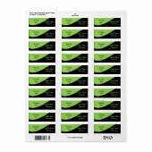 Green Bean Etiket (Full Sheet)