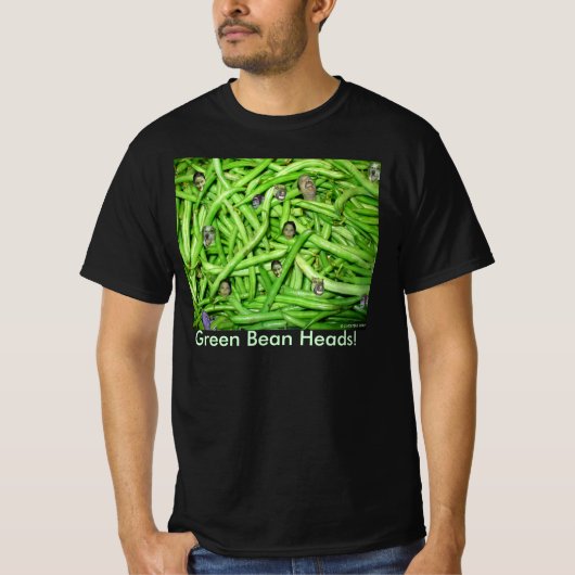 Green Bean Heads ventiel T-shirt (Voorkant)