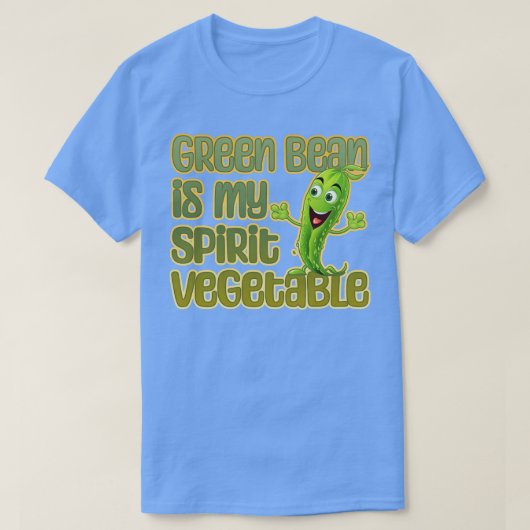 Green Bean is mijn Geest Groente T-shirt (Design voorkant)