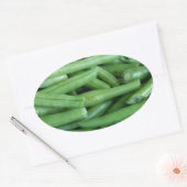 Green Bean Ovale Sticker (Envelop)