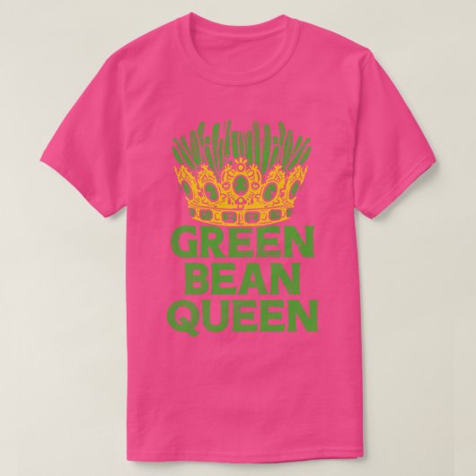 Green Bean Queen T-shirt (Design voorkant)