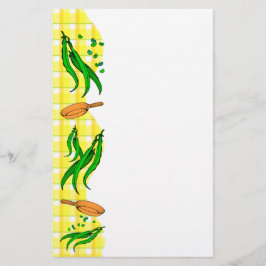 Green Bean Retro Geel Plaid Flyer