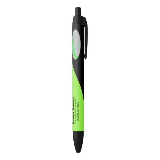 Green Bean Zwarte Inkt Pen (Achterkant (Verticaal))