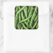 Green Beans Square Sticker (Tas)