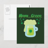 Green Beer Briefkaart (Voorkant / Achterkant)