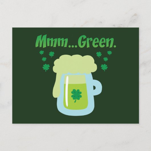 Green Beer Briefkaart (Voorkant)