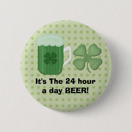 Green Beer Button (Voorkant)
