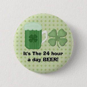 Green Beer Button