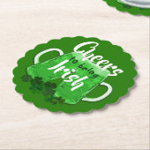 Green Beer Cheers Irish St. Patricks Day Kartonnen Onderzetters (Gekanteld)