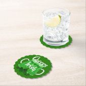 Green Beer Cheers Irish St. Patricks Day Kartonnen Onderzetters (Insitu)