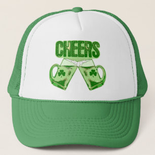 Green Beer Cheers Trucker Pet