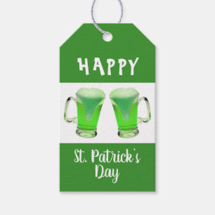 Green Beer Glass Happy St. Patrick's day Cadeaulabel