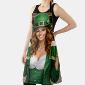 Green Beer Irish All-Over Print Apron Schort (Insitu)