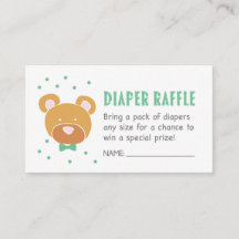 Green Beer Luier Raffle Ticket