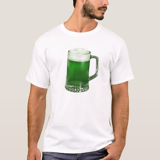 Green Beer Mok T-Shirt (Voorkant)