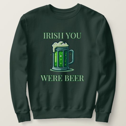 Green Beer Pun Trui (Design voorkant)