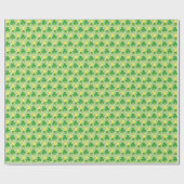 Green Beer Shamrock Saint Patrick's Day Irish Cadeaupapier (Vlak)