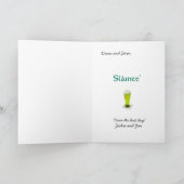 Green Beer St. Patrick's Day Kaart (Binnen)